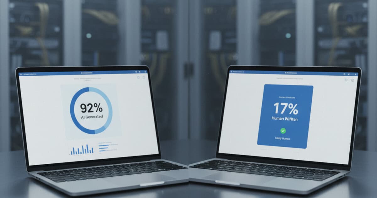 Comparison of the best AI detector tools in 2026 showing accuracy scores